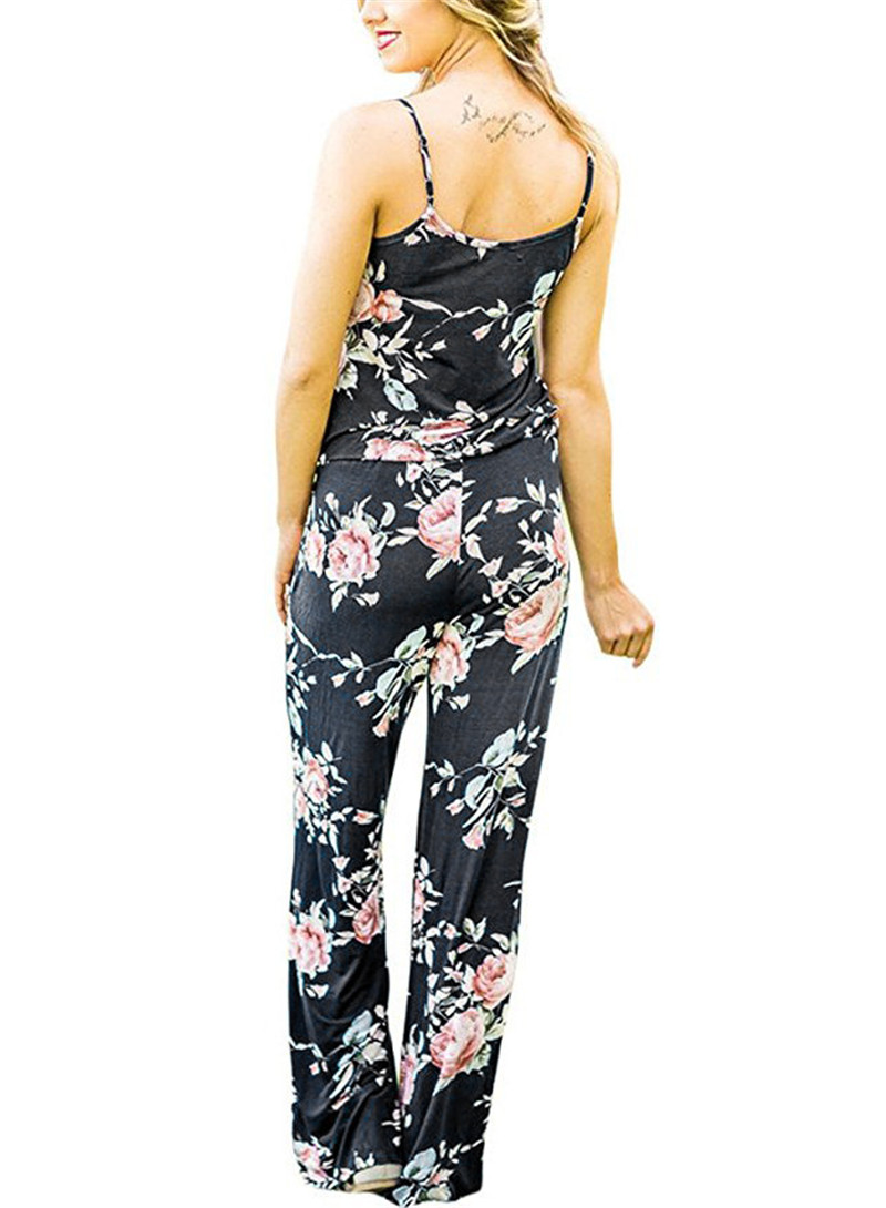 Floral Printed Jumpsuit Women