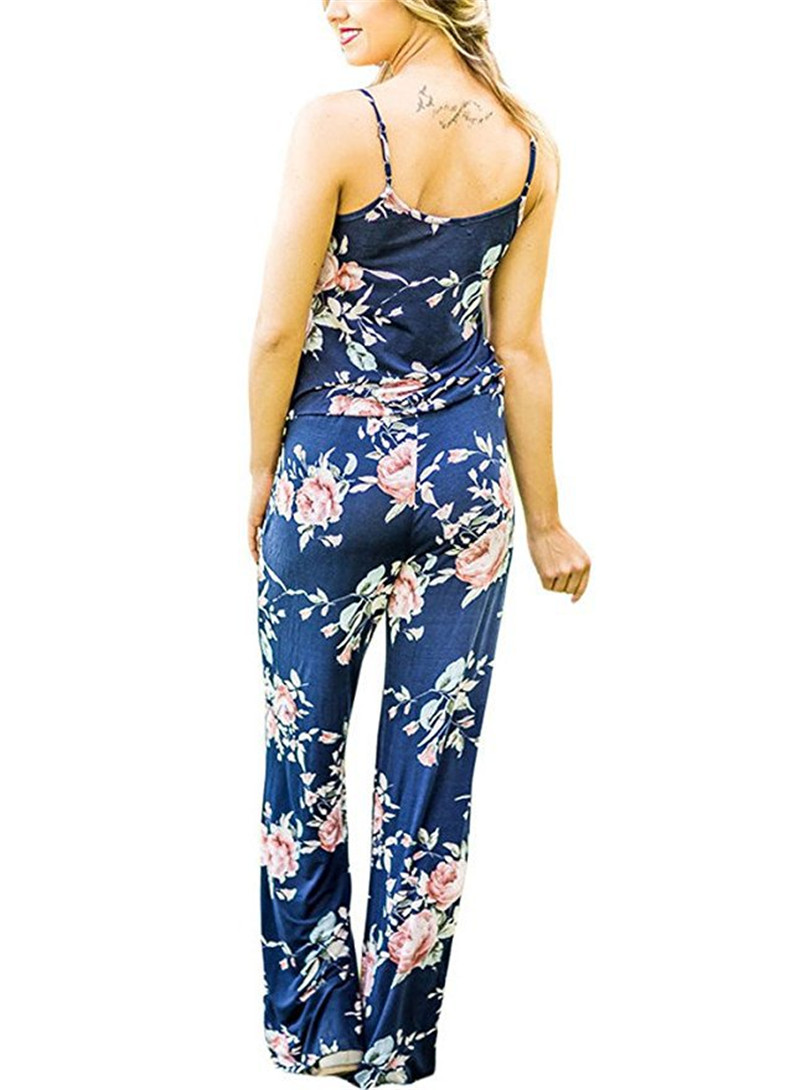 Floral Printed Jumpsuit Women