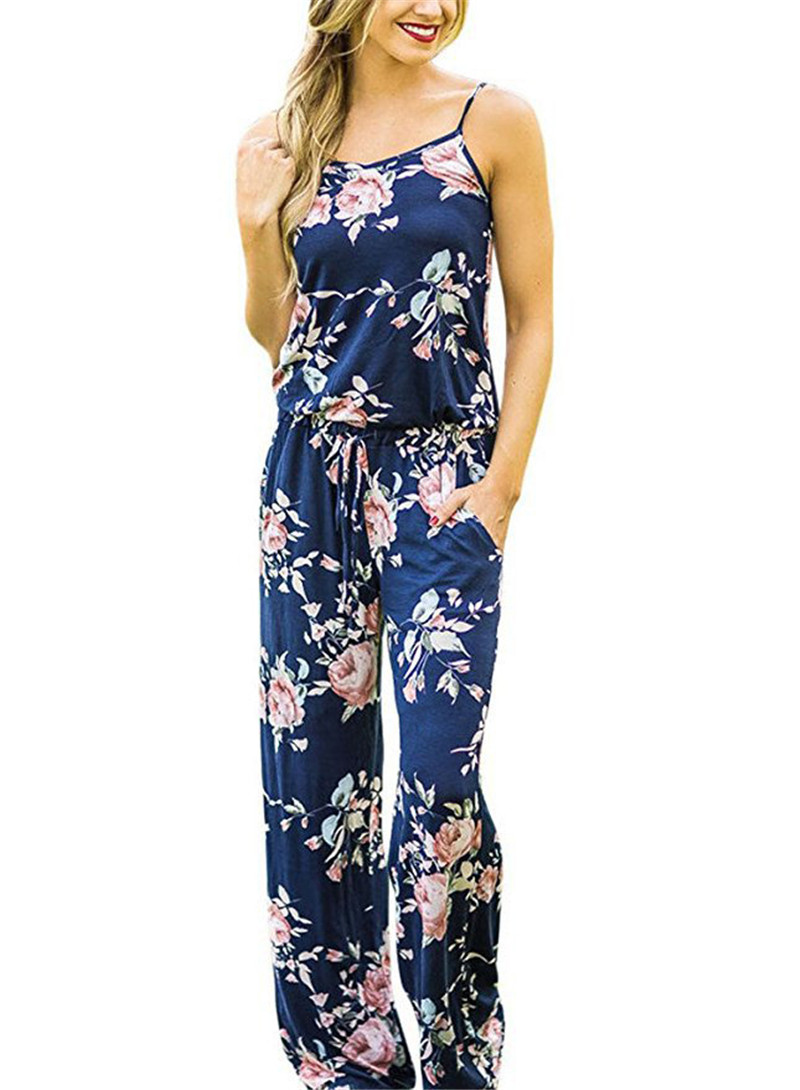 Floral Printed Jumpsuit Women