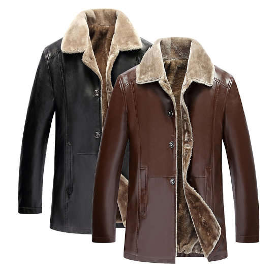 Fur Leather Jacket | usbigstore.com